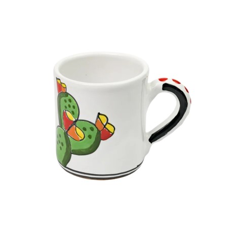 Mug Prickly Pears De Simone Sicilian Pottery Mug Prickly Pears De Simone Sicilian Pottery